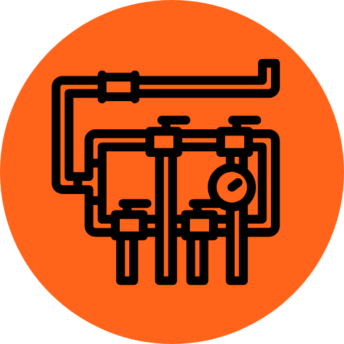 Commercial Gas Installations Icon | Mechanical & Electrical | Factotum