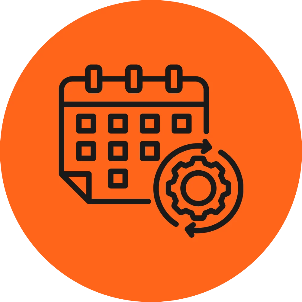 Comprehensive Maintenance Plans Icon | Warehousing fit-out